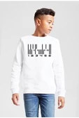 Dark Matter The Android Barcode Beyaz Çocuk 2ip Sweatshirt - 1