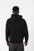 Bioshock Fontaine Futuristics Siyah Erkek 3ip Kapşonlu Sweatshirt - 4