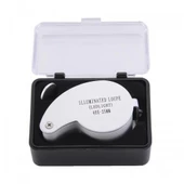 Mini 40x25mm Takı Büyüteç, Cep Büyüteç, Teftiş, Elmas Pullar, Madeni Kontrol Lup Mg21011 - 6