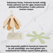 Polham Stanlı 3 Adet Set Isıya Dayanıklı Kaydırmaz Silikon Nihale, Çaydanlık Tencere Altlığı Nihale - 5