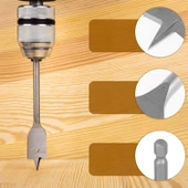 Matkap Ucu Ahşap Delme Ucu Tahta Sunta Plastik Alçıpan Delme Ucu Bits Yaprak Uç 30 mm - 7