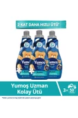 Yumoş Uzman Kolay Ütü Konsantre Yumuşatıcı 3x1200ml - 1