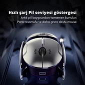 Polham 3 Modlu 300Mah Şarj Edilebilir RGB Işıklı 2400DRI Gaming Mouse, Ultra Sessiz,Gecikmesiz Mouse thumbnail 5