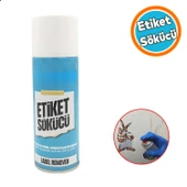 Etiket Sökücü Yapışkan Mastik Artığı Sökücü Sprey 200 ml Cam Metal Ahşap Mobilya Zemin Uygulaması - 1