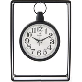 GALAXY DEKORATİF MASA SAATİ - 30X7X24 CM AYP 836-K SİYAH - 2