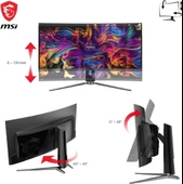 MSI MAG 341CQP QD-OLED 34" 0.03 ms WQHD Curved 175 Hz Oyuncu Monitörü - 3
