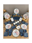 Keramika Takım Kahvaltı Blue Flowers 53 Parça 12 Kişilik 2022905 - 1