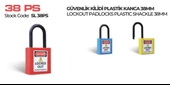 Eked Güvenlik Kilidi Bbu Loto Sl38ps Plastik Kanca 38mm thumbnail 2