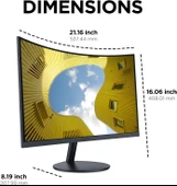 (OUTLET) Koorui 24N5C 24" 12 ms Full HD Curved Monitör - 3