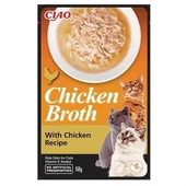 Ciao Chicken Churu Broth Tavuklu ve Tavuk Sulu Kedi Ödül Maması 50 Gr. - 1