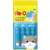 Meo Kremalı Tavuklu ve Ciğerli Kedi Sıvı Ödül Maması 4x15 Gr - 1