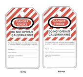 Standart Kilitleme Etiketi Çift Yön Bbu Eked Loto Sl L01 7.5 Mm X 13.5 Mm thumbnail 2