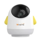 WHOME YAPAY ZEKA DESTEKLİ 360° GECE GÖRÜŞLÜ SARI WİFİ BEBEK GÜVENLİK KAMERASI - 1