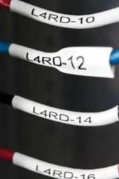 Dymo Rhinopro Isıyla Küçülen Şerit 19 mm x 1,5 metre Beyaz/Siyah 18057 thumbnail 3