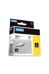 Dymo Rhinopro Isıyla Küçülen Şerit 19 mm x 1,5 metre Beyaz/Siyah 18057 thumbnail 1