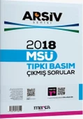 Marka Yayınları 2018 MSÜ Tıpkı Basım Çıkmış Sorular - 1