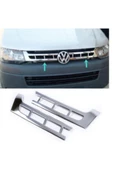 Volkswagen T5 Caravelle Krom Ön Panjur 2 Prç. 2010-2015 P. Çelik - 1