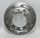 Paslanmaz Çelik Dorse Kamyon Tekerlek Jant Kapağı 22,5inç thumbnail 4