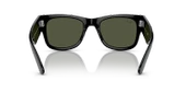 Ray-Ban Mega Wayfarer 0840S 901/31 Black-Green Güneş Gözlüğü - 4