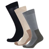 Thermoform Hunting Avcı Çorap 3'lü Paket Haki-Kum-Siyah - 1