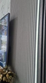 Renkli Duvarlar 1.5cm x 240cm Polimer Lake Beyaz Elit Pvc Çıta Salon Ev Ofis Koridor Duvar Çıtalama - 3