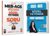 Hoca Kafası + İndeks 2025 MEB-AGS Sözel Yetenek Soru Bankası 2 li Set Hoca Kafası + İndeks Akademi - 1