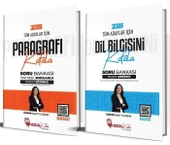 Hoca Kafası 2025 KPSS Paragraf + Dil Bilgisi Soru Bankası 2 li Set Öznur Saat Yıldırım Hoca Kafası - 1