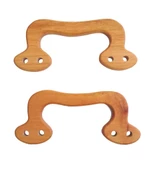 Çanta Aksesuar Hafif Ahşap Çanta Sapı 17.5 Cm No9 - 1