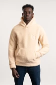 FBI Kapşonlu Kanguru Cepli Slimfit Peluş Sweatshirt - 11