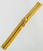 Çanta Aksesuar Başlıklı Fermuar 40 Cm Light Gold Metal Hardal - 1