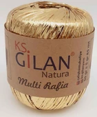 Çanta Aksesuar Parlak Rafya Gold Renk No:1 - 1