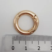 Çanta Aksesuar Light Gold Küçük Yaylı Halka 1 Adet - 2