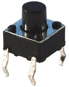 Tact Switch (C-9 Buton) 6X6x5mm (Ic-200) thumbnail 1