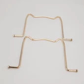 Çanta Aksesuar 22 Cm Martı Model Light Gold Metal Sap - 2