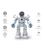İnteraktif Şarjlı Akıllı Robot Uzaktan Kumandalı - Mavi Su Dünyası thumbnail 2