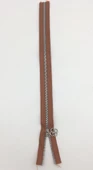 Çanta Aksesuar Başlıklı Fermuar 40 Cm Gümüş Metal Taba - 1