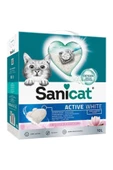 Sanicat Active White Süper Topaklanan Kedi Kumu Lotus Çiçeği Kokulu 10 Lt - 5