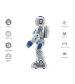 İnteraktif Şarjlı Akıllı Robot Uzaktan Kumandalı - Mavi Su Dünyası thumbnail 3