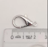 Çanta Aksesuar 2.3 Cm Gümüş Renk Zincir Uç Kancası 1 Adet thumbnail 3