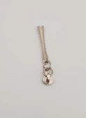 Çanta Aksesuar Gümüş Renk 6 Cm Fermuar Başı - 1