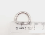 Çanta Aksesuar D Halka 1.3 Cm Gümüş 1 Adet - 2