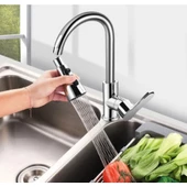 Metalik Musluk Başlığı 3 Fonksiyon - 4