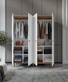 VNS MODULER Gardırop, Bohem 4 Kapaklı Dolap - 3