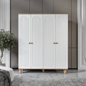 VNS MODULER Gardırop, Bohem 4 Kapaklı Dolap - 1