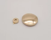 Çanta Aksesuar 5 cm Yuvarlak Mıknatıslı Kilit Light Gold - 3