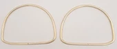 Çanta Aksesuar 12.5 cm D Model Light Gold Renk Metal Çanta Tutma Sapı - 3