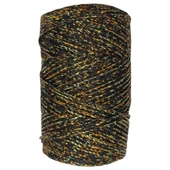 Çanta Aksesuar Renkli Simli Polyester Makrome Siyah Renk 200 gr No:01 - 1