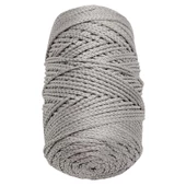 Çanta Aksesuar Simli Polyester Makrome Gri Renk 200 gr - 2