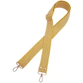Çanta Aksesuar 120x3 cm Jüt Kolon Çanta Sapı Sarı Renk Light Gold Metalli - 3