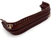 Çanta Aksesuar 20 cm Suni Derili Taba Renk Gizli Çanta Bursu (Vidalı Askı Takılı Halde) - 1